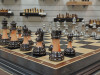 Шахматный стол подарочный из мореного дуба с фигурами Итальянский Дизайн фото 3 — hichess.ru - шахматы, нарды, настольные игры