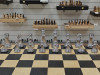 Шахматный стол подарочный из мореного дуба с фигурами Итальянский Дизайн фото 7 — hichess.ru - шахматы, нарды, настольные игры