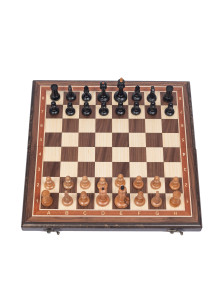 Шахматы подарочные из американского ореха с фигурами из бука Люкс — hichess.ru - шахматы, нарды, настольные игры
