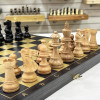 Шахматы деревянные черное золото с фигурами Индийский стаунтон фото 4 — hichess.ru - шахматы, нарды, настольные игры
