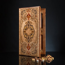 Нарды &quot;Ветер пустыни&quot; из красного дерева, мастерская Кадун — hichess.ru - шахматы, нарды, настольные игры