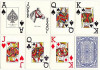 Карты "Maverick Jumbo Red/blue" фото 5 — hichess.ru - шахматы, нарды, настольные игры