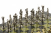 Шахматы подарочные "Греко-Римская война" 32х32 см змеевик фото 3 — hichess.ru - шахматы, нарды, настольные игры