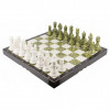 Шахматы из змеевика и мрамора доска 49х49 см фото 2 — hichess.ru - шахматы, нарды, настольные игры