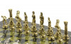 Шахматы подарочные Олимпийские игры змеевик 32 на 32 см фото 6 — hichess.ru - шахматы, нарды, настольные игры