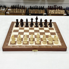 Шахматы деревянные Олимпийские красное дерево средние — hichess.ru - шахматы, нарды, настольные игры