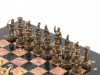 Шахматы "Лучники" лемезит змеевик 28х28 см фото 4 — hichess.ru - шахматы, нарды, настольные игры