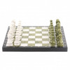 Шахматы из камня мрамор змеевик 38х38 см фото 4 — hichess.ru - шахматы, нарды, настольные игры