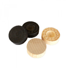 Фишки для нард 30 мм бук без подклейки — hichess.ru - шахматы, нарды, настольные игры