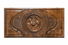 Нарды резные &quot;Герб Татарстана&quot;, Rasulov — hichess.ru - шахматы, нарды, настольные игры