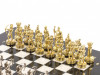 Шахматы "Лучники" мрамор змеевик 28х28 см №1 фото 4 — hichess.ru - шахматы, нарды, настольные игры