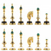 Шахматы из малахита "Версаль" фото 6 — hichess.ru - шахматы, нарды, настольные игры