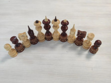 Шахматные фигуры подарочные резные ручной работы Вязь большие — hichess.ru - шахматы, нарды, настольные игры