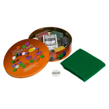 Набор для покера Holdem Light на 120 фишек с номиналом — hichess.ru - шахматы, нарды, настольные игры