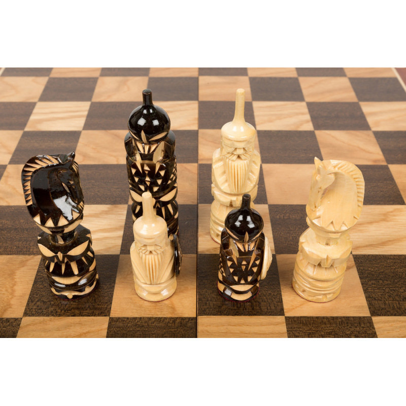 Шахматные фигуры Ледовая битва большие фото 1 — hichess.ru - шахматы, нарды, настольные игры