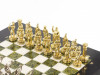 Шахматы "Лучники" мрамор змеевик 28х28 см №2 фото 4 — hichess.ru - шахматы, нарды, настольные игры