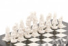 Шахматы из мрамора и змеевика "Средневековье" 40х40 см фото 3 — hichess.ru - шахматы, нарды, настольные игры