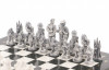 Шахматы из мрамора и змеевика "Средневековье" 40х40 см фото 4 — hichess.ru - шахматы, нарды, настольные игры