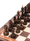 Шахматы подарочные ручной работы орех с утяжелением резные 45 см фото 2 — hichess.ru - шахматы, нарды, настольные игры