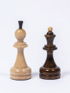 Шахматы подарочные ручной работы орех с утяжелением резные 45 см фото 3 — hichess.ru - шахматы, нарды, настольные игры